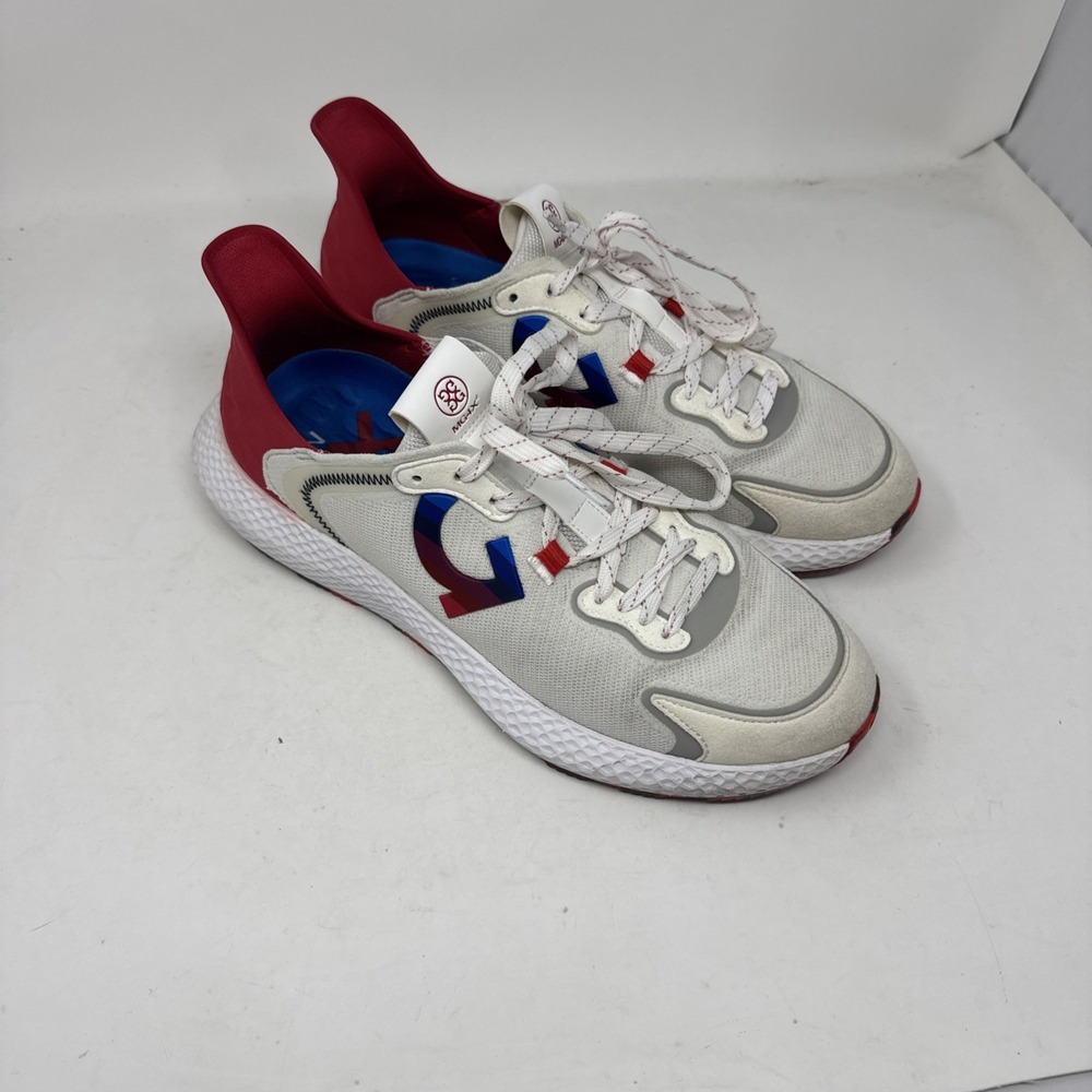G/Fore MG4X2 Mens 11.5 Golf Shoes G/DRY Knit Spikeless Poppy Red/White